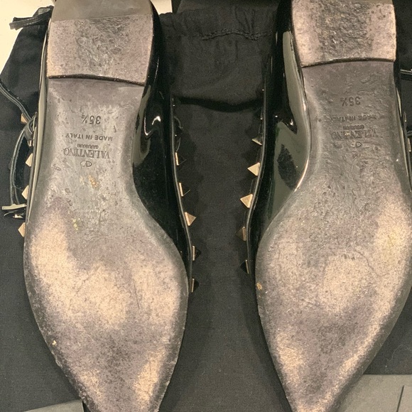 Valentino Noir rockstud ballet flat - Picture 6 of 10
